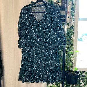 Polka Dot Dress with Pockets